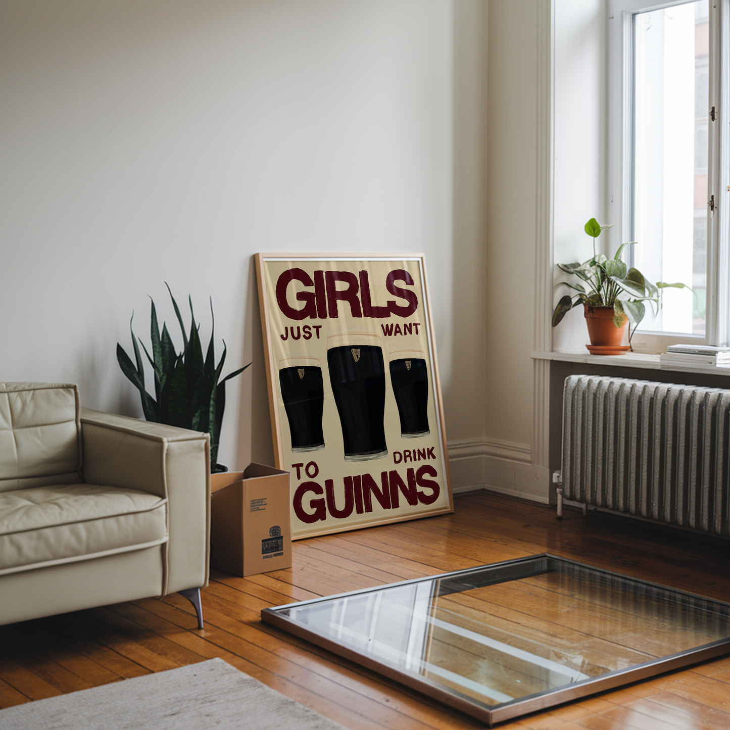 Girls Just Want To Have Guinss Print