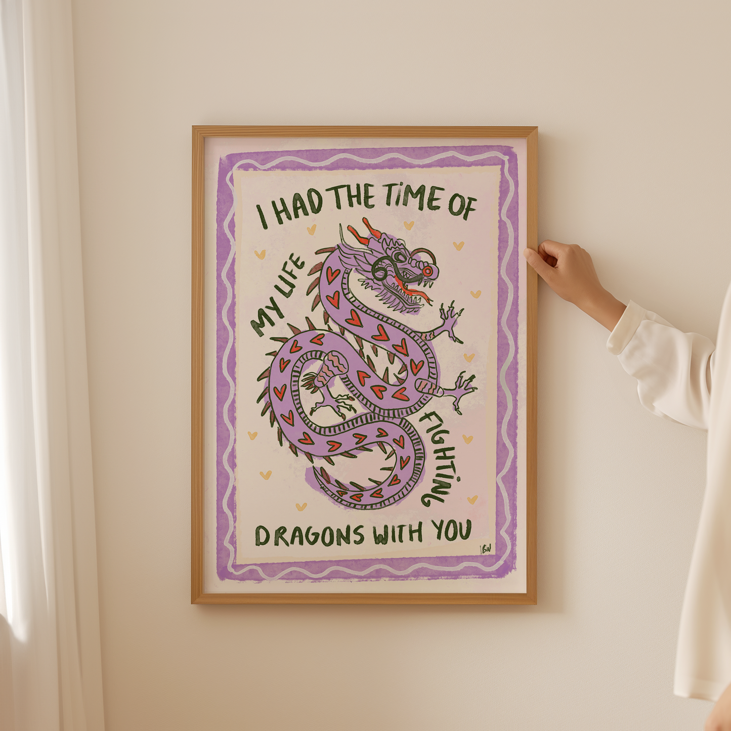 I Had The Time Of My Life Fighting Dragons With You Print