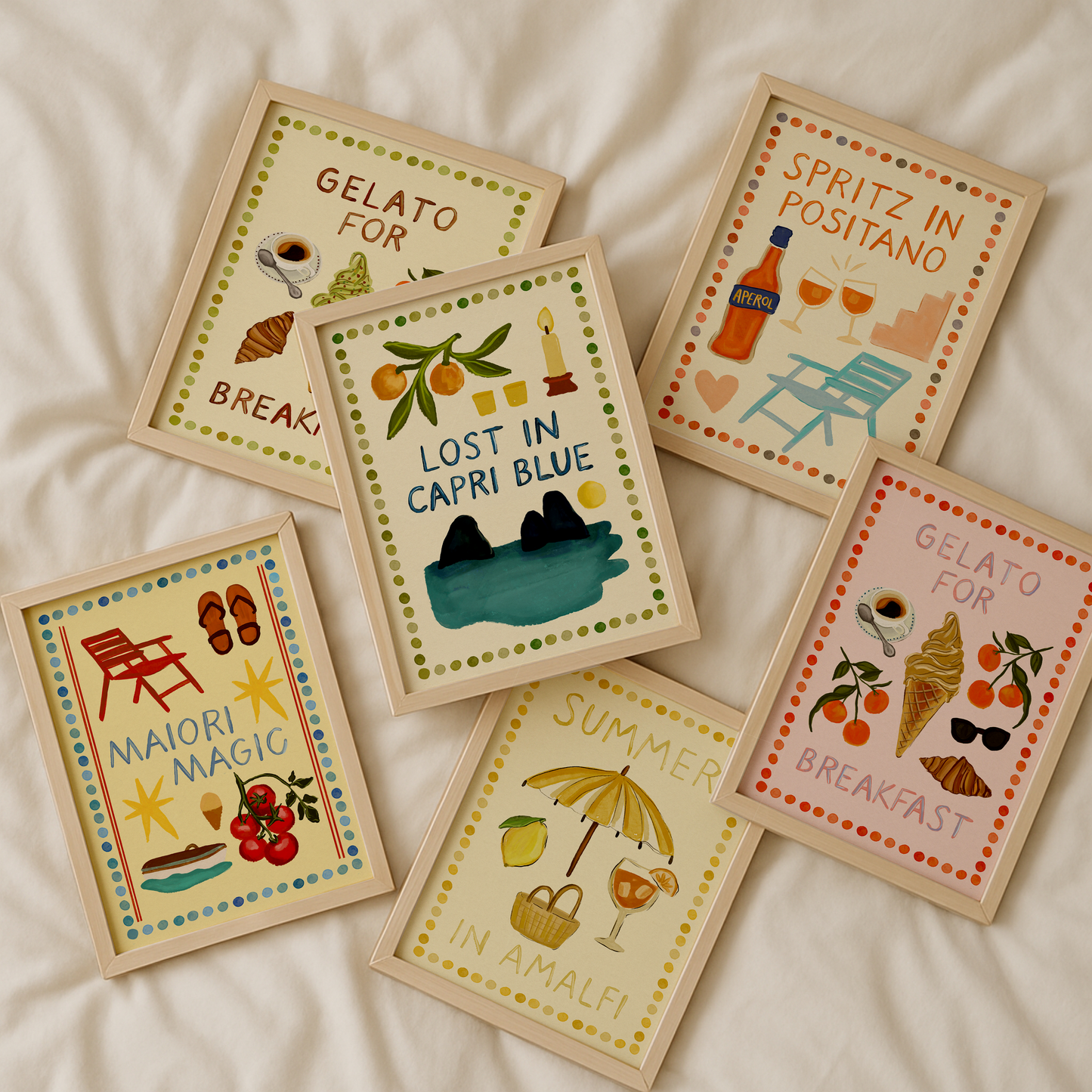 Summer In Amalfi Print