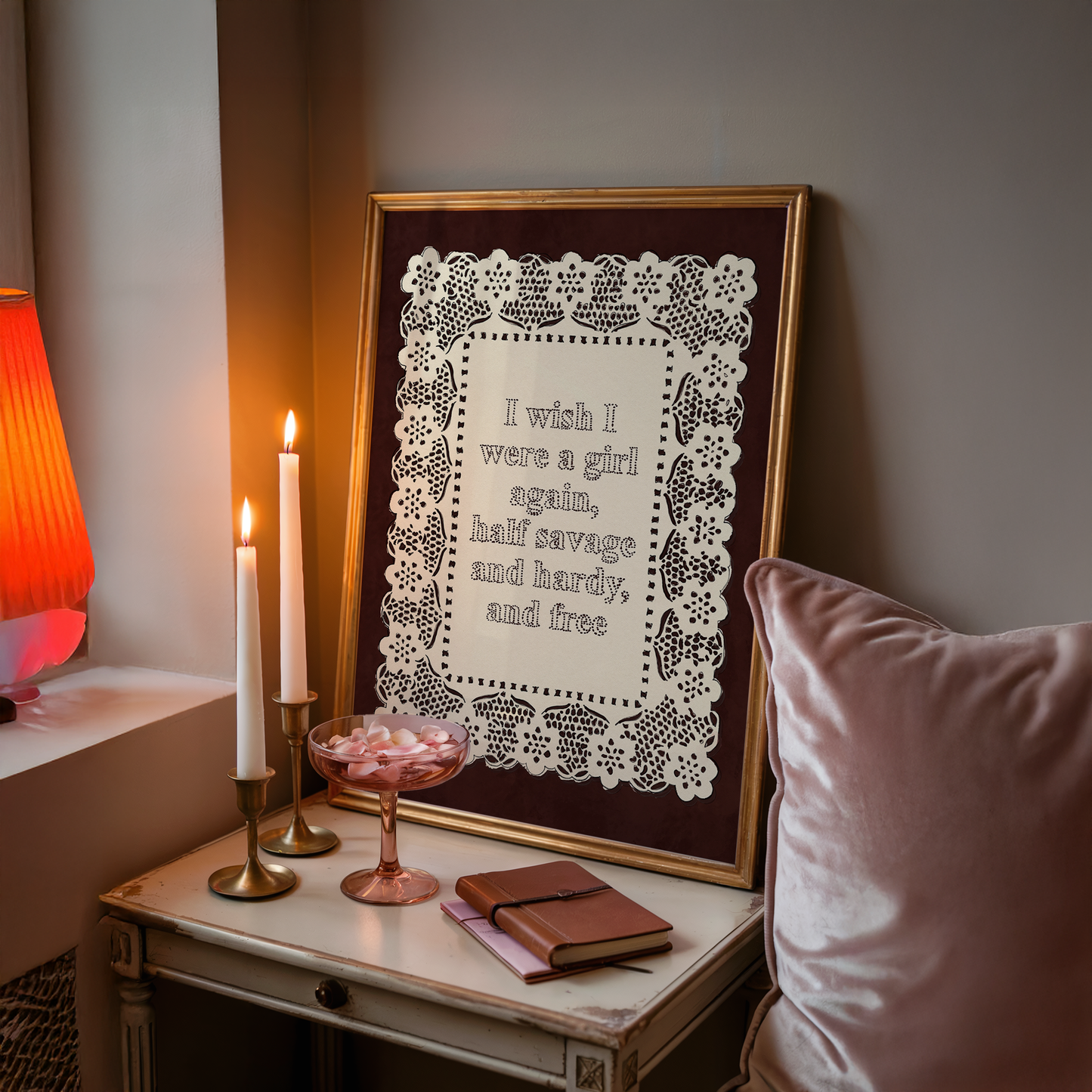 I Wish I Were A Girl Again Print