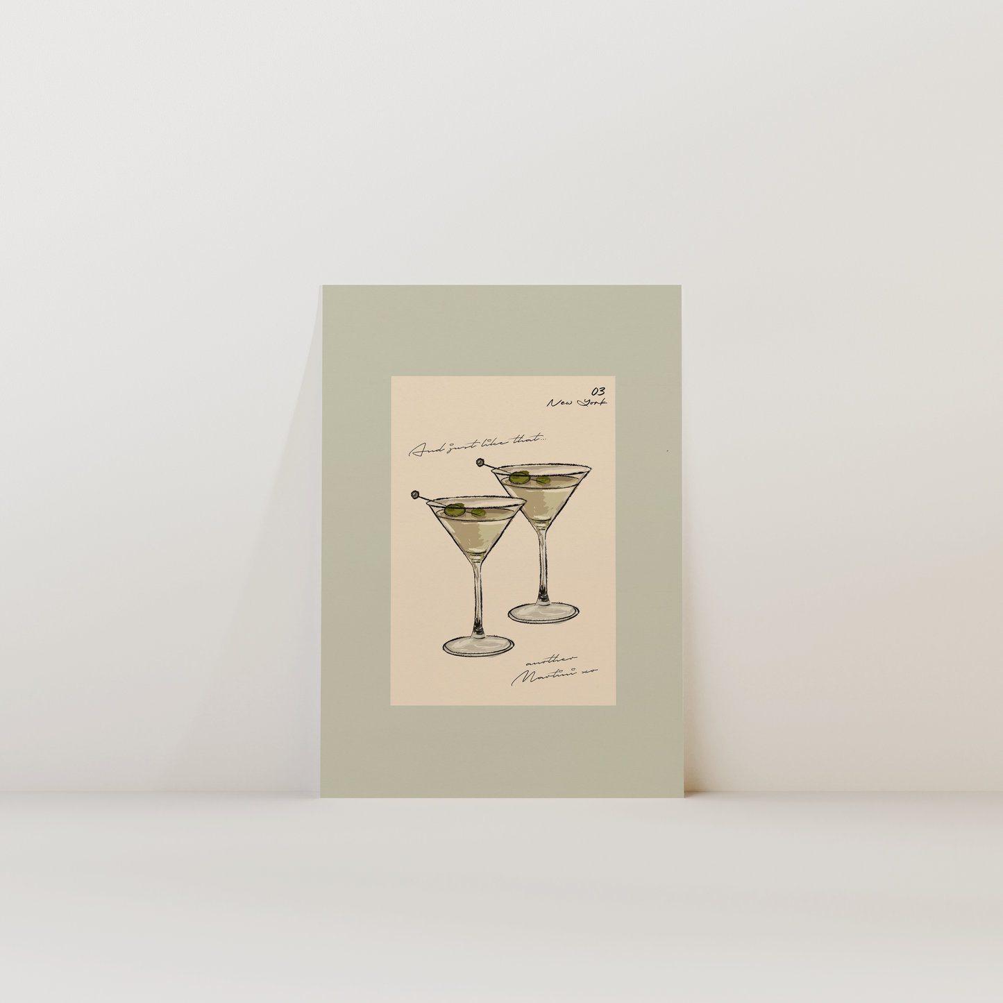 And Just Like That Another Martini xo Print