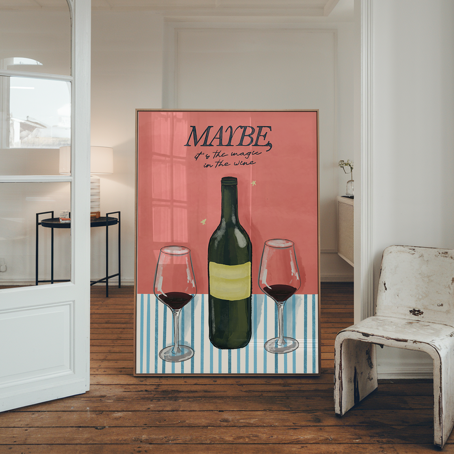 Maybe It's The Magic In The Wine Print