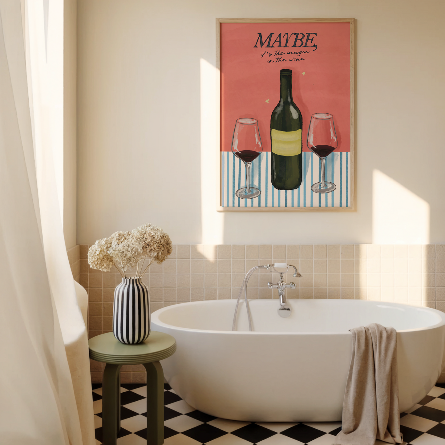 Maybe It's The Magic In The Wine Print