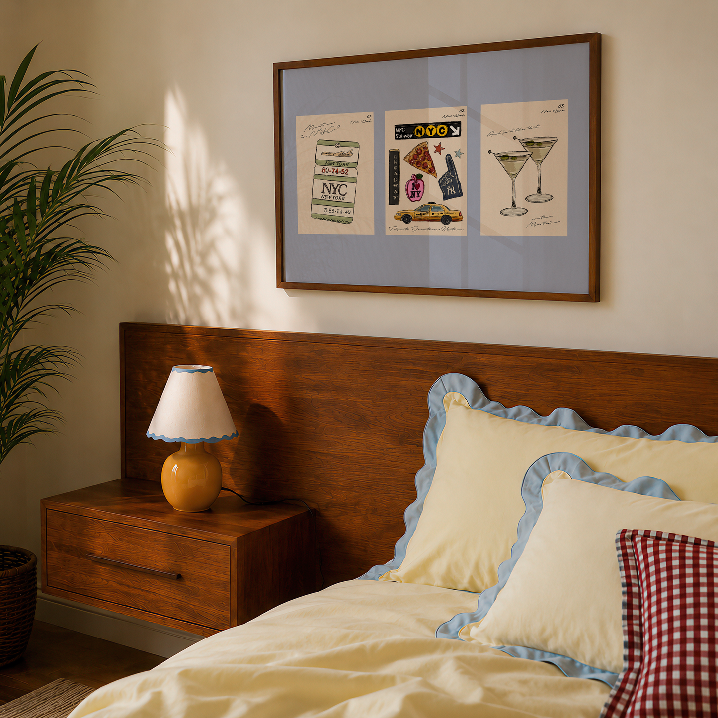Meet me in NYC - Three Mini Landmarks Print