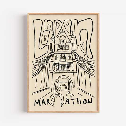 London Marathon (No Year) Print