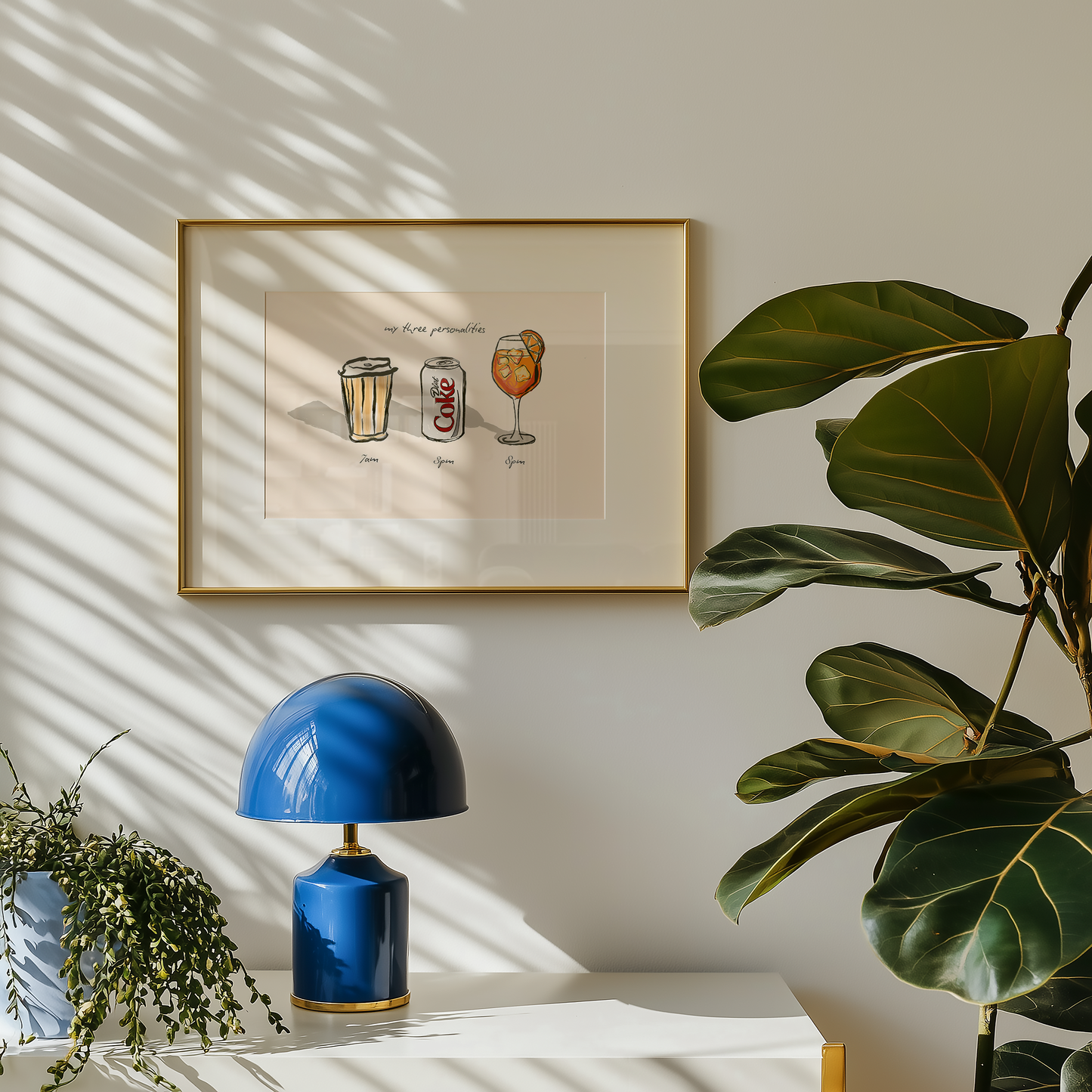 CUSTOM My Three Drink Personalities Print