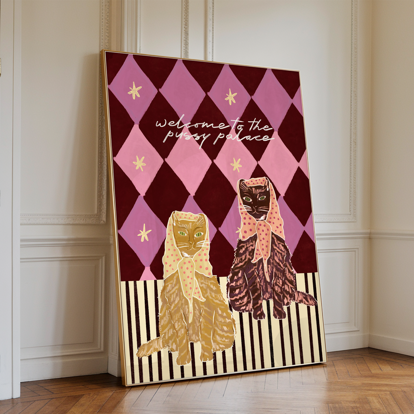 Welcome To The Pussy Palace Print