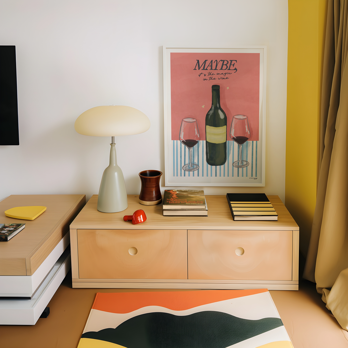 Maybe It's The Magic In The Wine Print