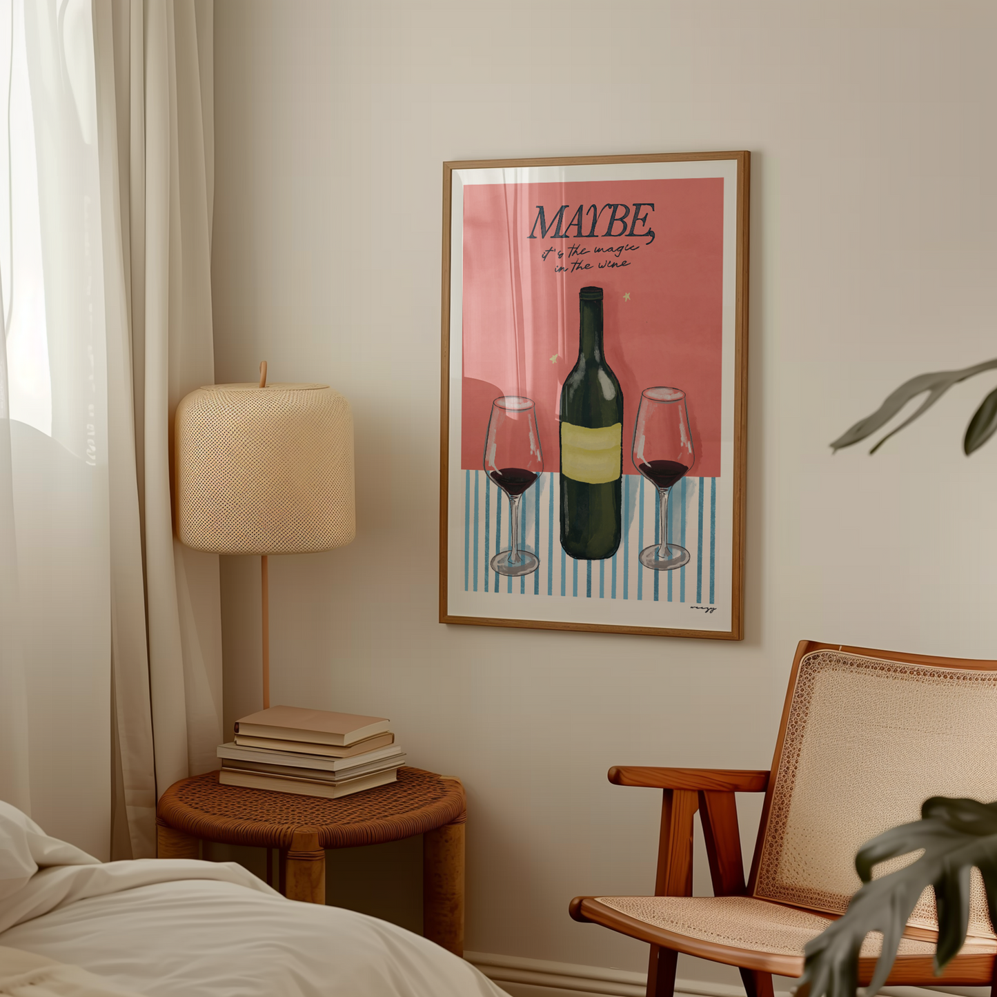 Maybe It's The Magic In The Wine Print