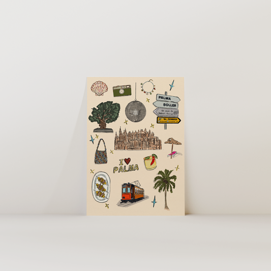 Palma Landmark Print