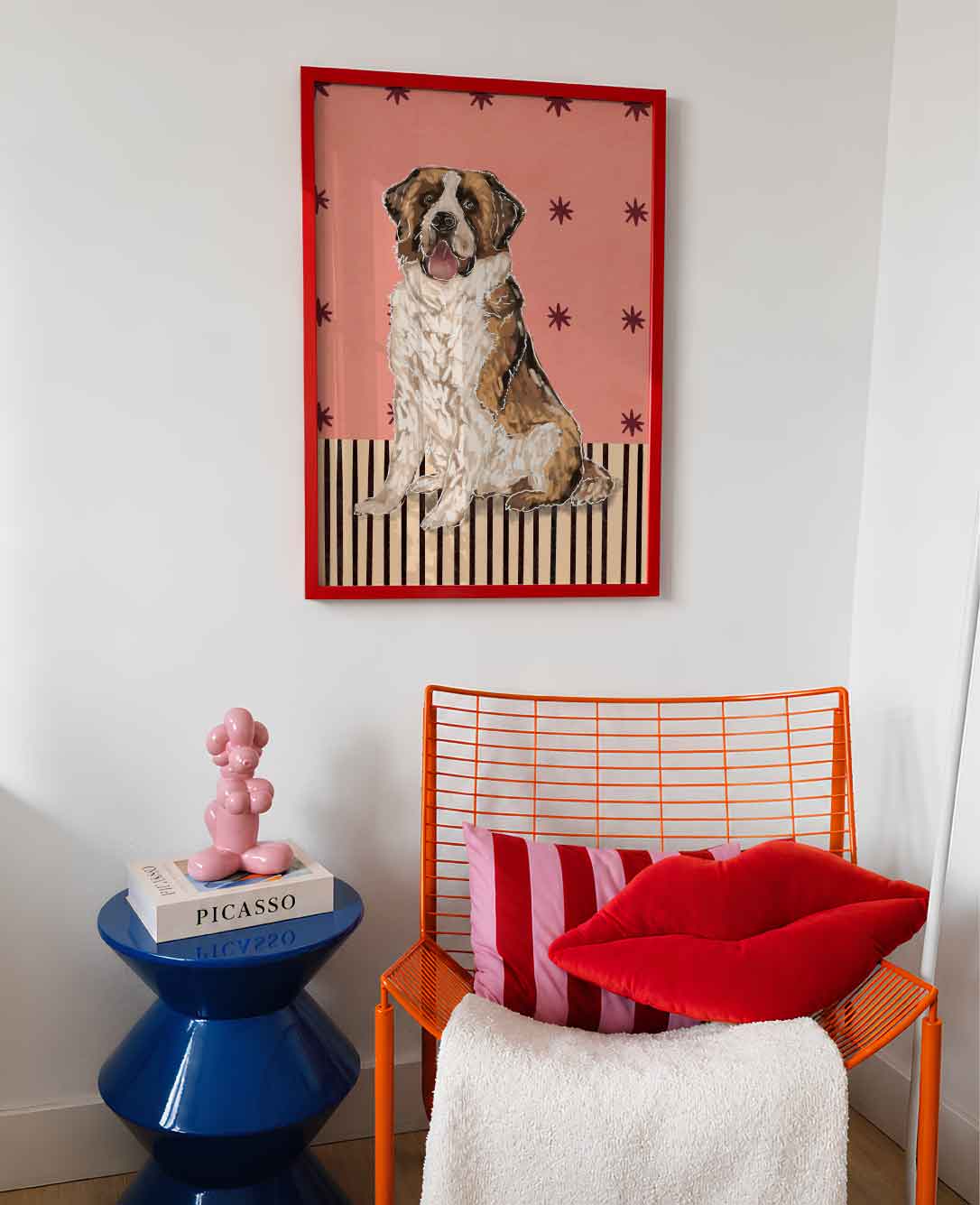 St. Bernard Dog Print