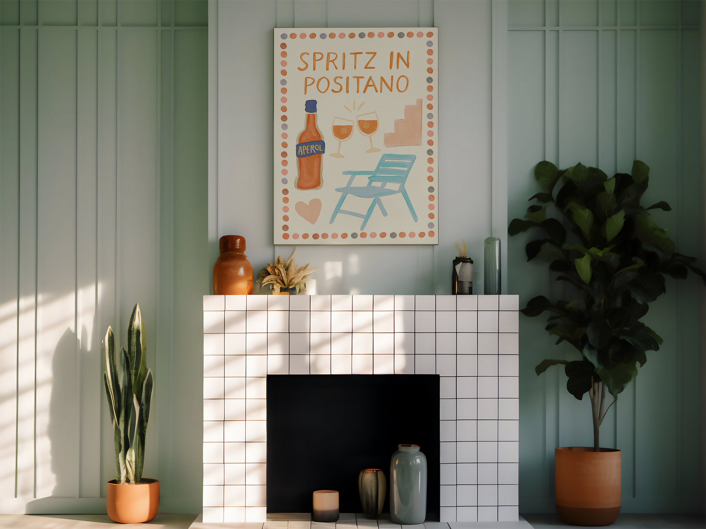 Spritz In Positano Print