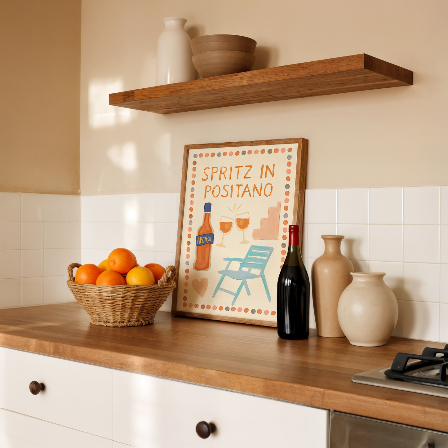 Spritz In Positano Print