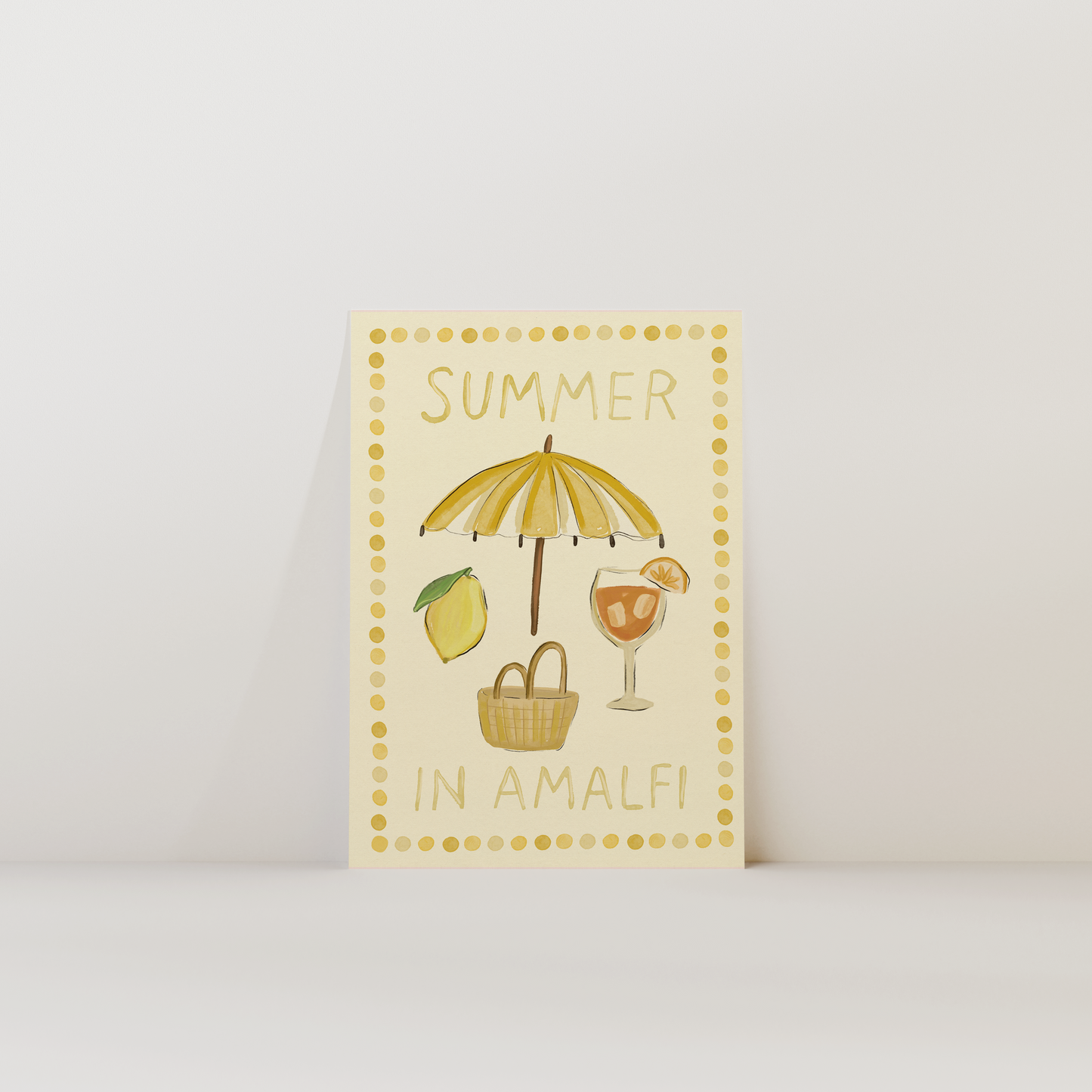 Summer In Amalfi Print