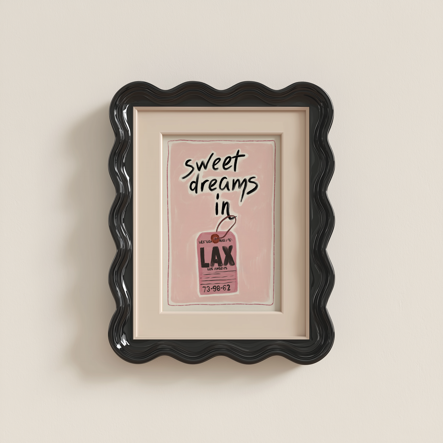 Sweet Dreams In LAX Print