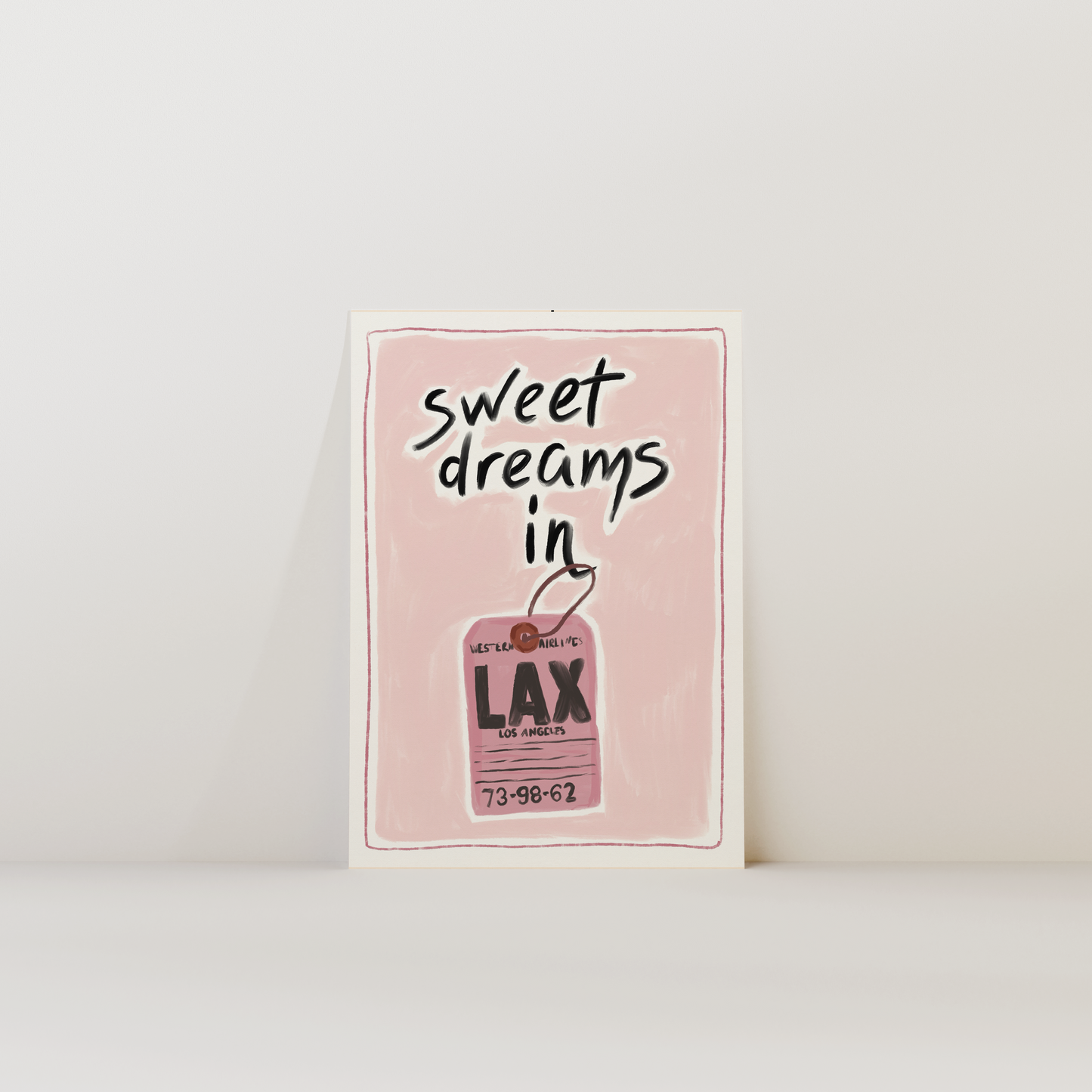 Sweet Dreams In LAX Print