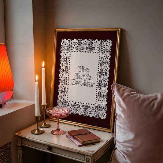 The Tart's Boudoir Portrait Print