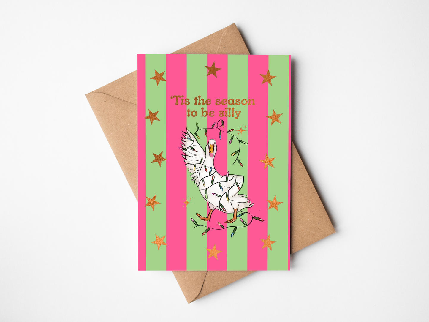 Tis The Season To Be Silly Greeting Card