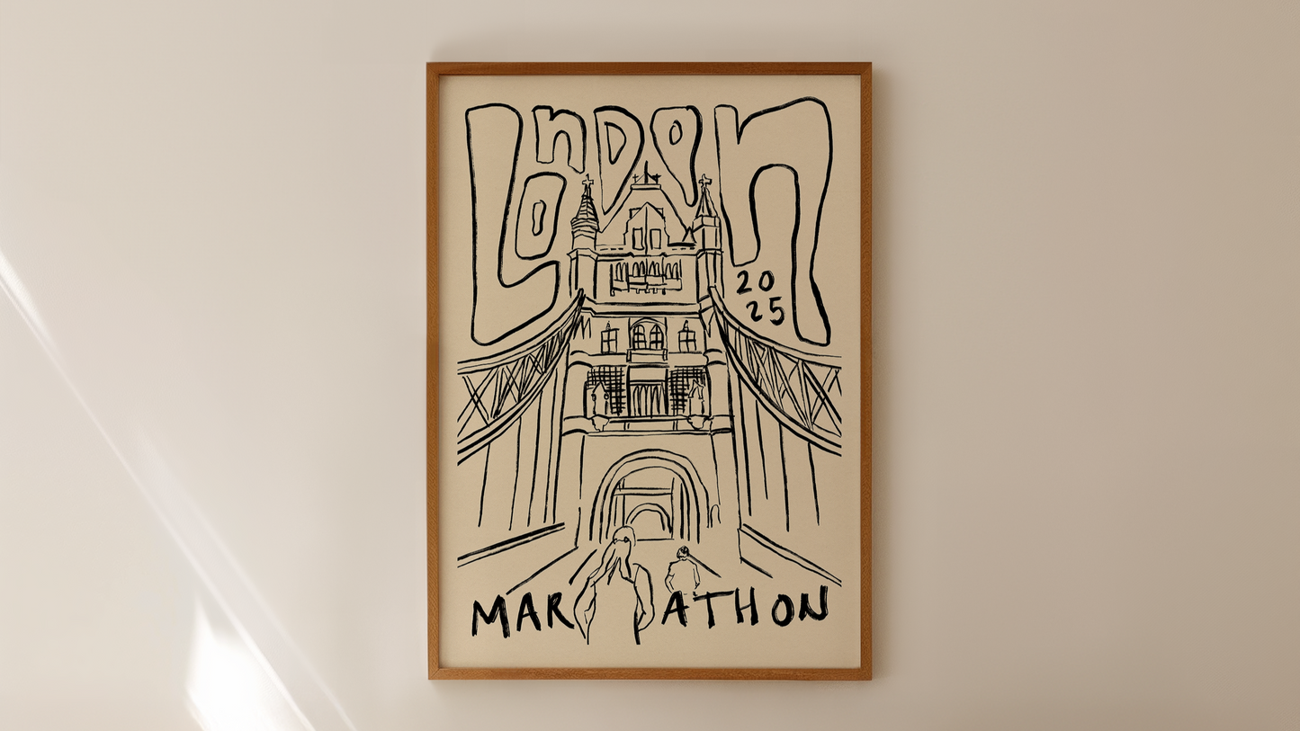 London Marathon Print