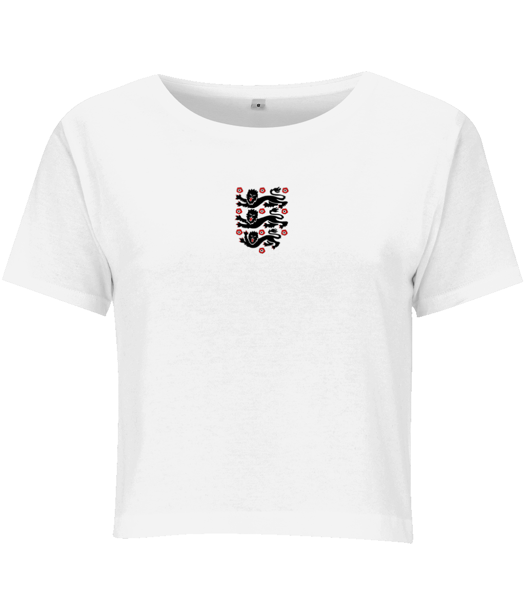 Three Lions & Roses Baby Tee