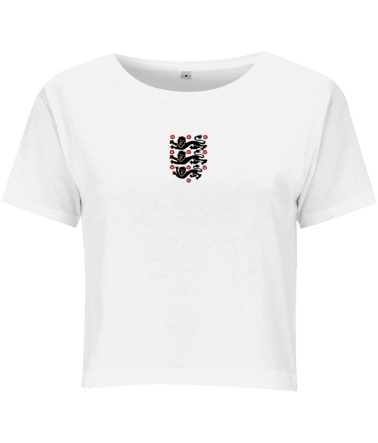 Three Lions & Roses Baby Tee