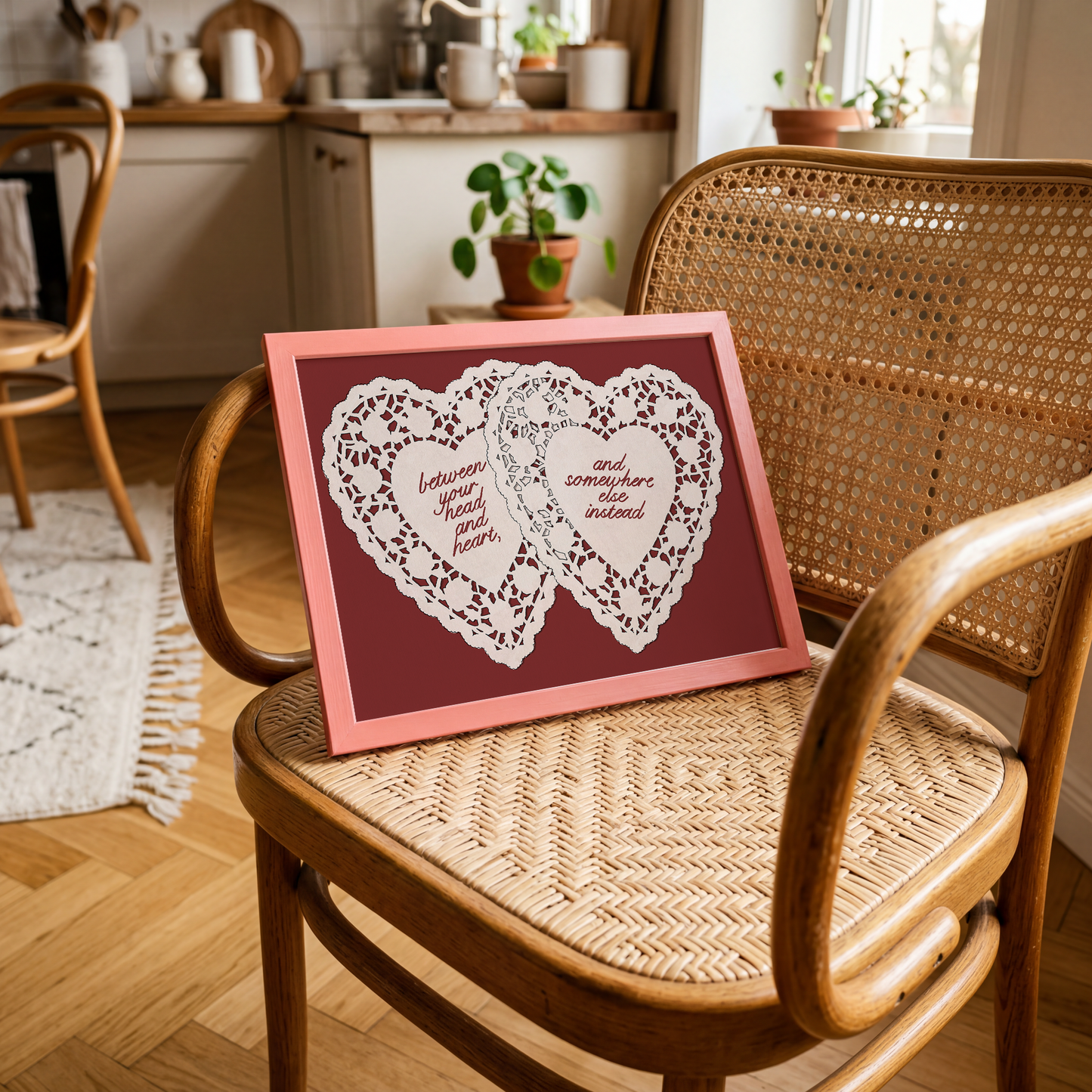Between Your Head And Heart Print