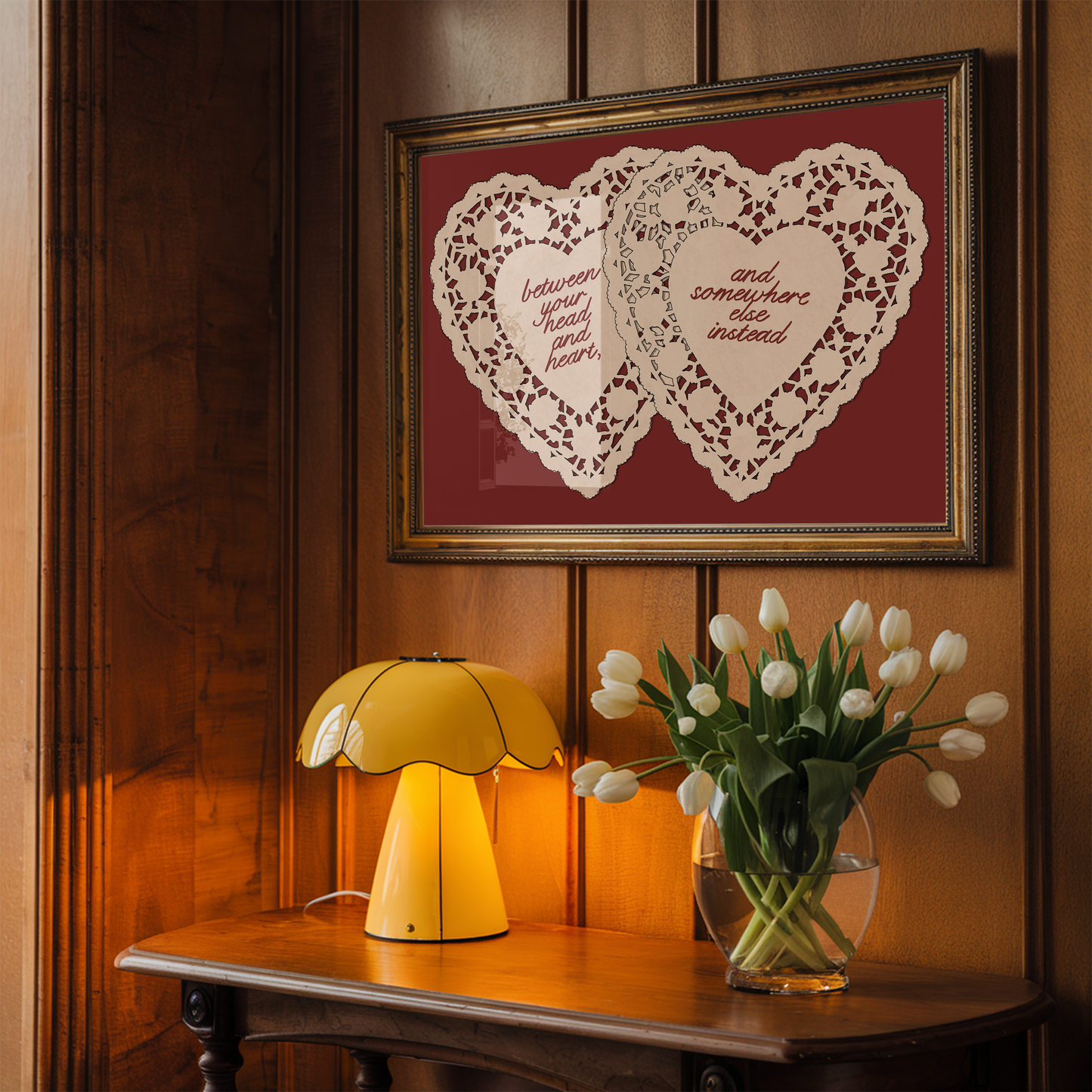 Between Your Head And Heart Print
