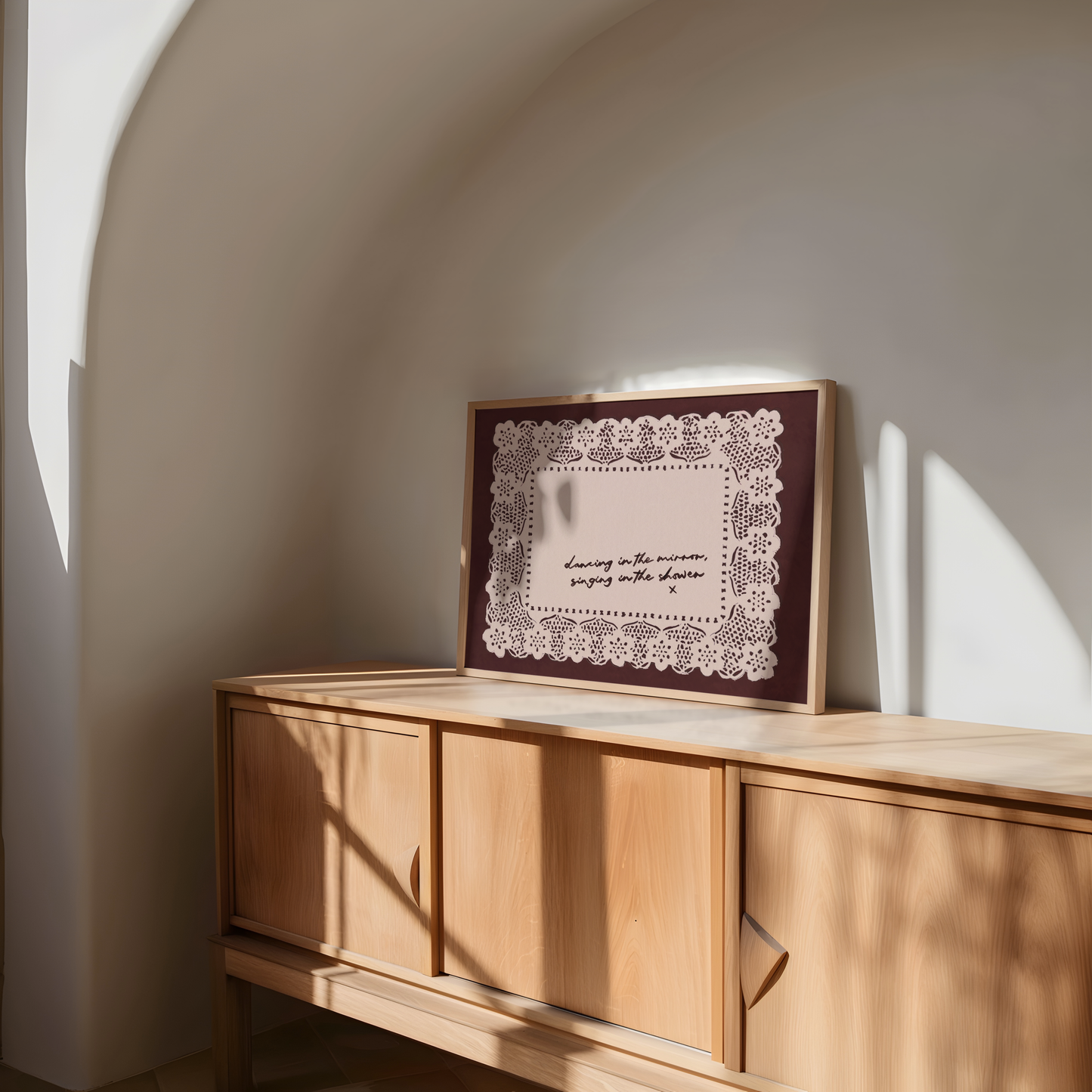 Dancing In The Mirror, Singing In The Shower Print