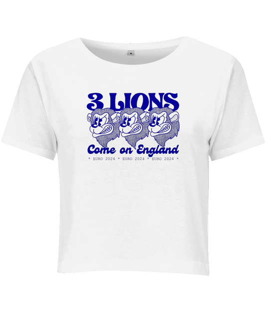 3 Lions Blue Graphic Baby Tee