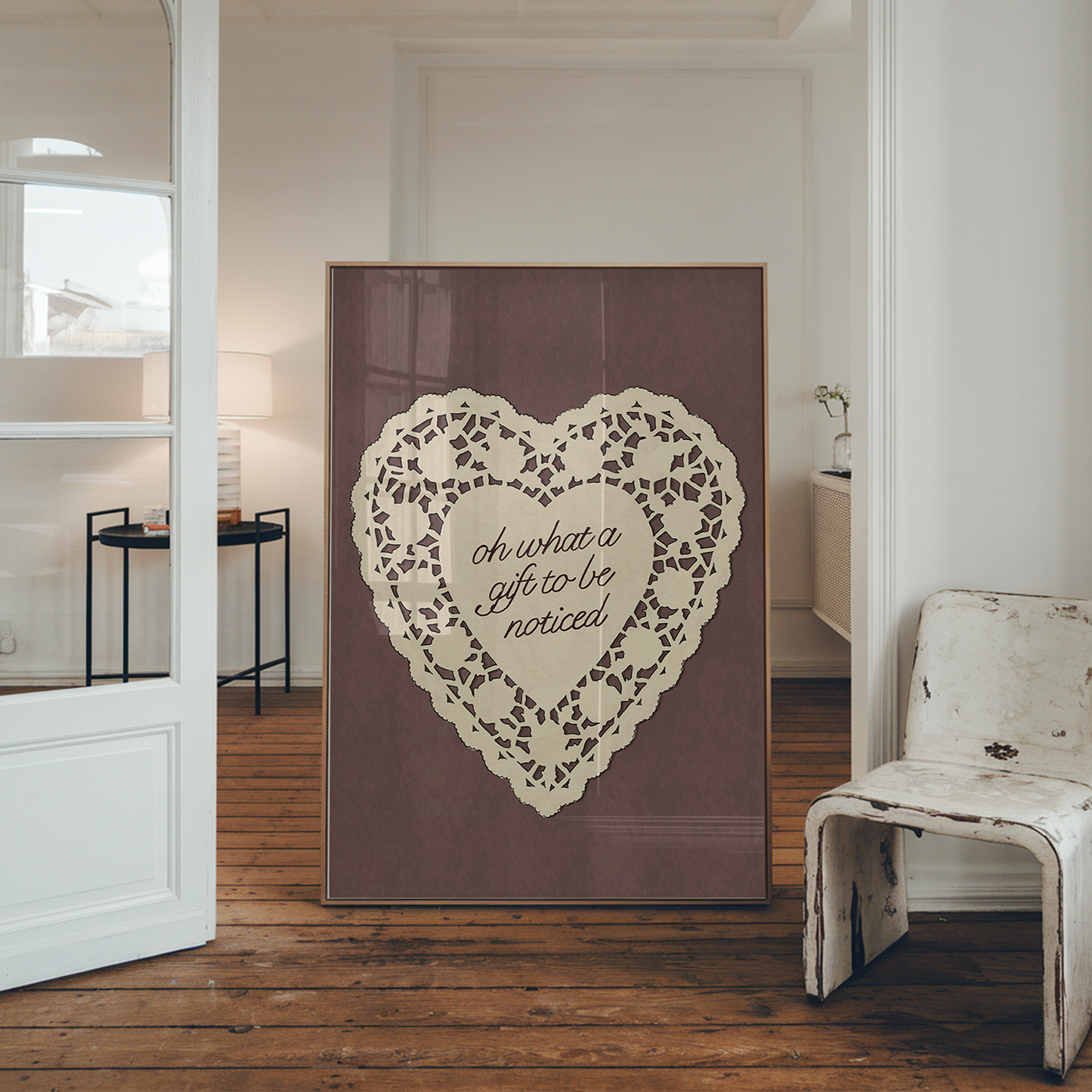 Oh What A Gift It Is To Be Noticed Print