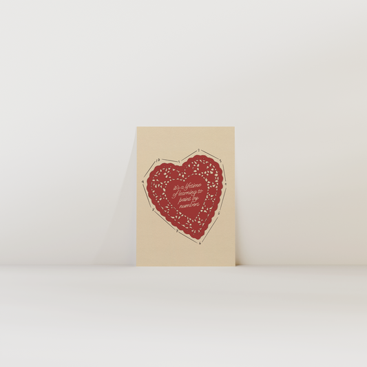 Painting By Numbers Print