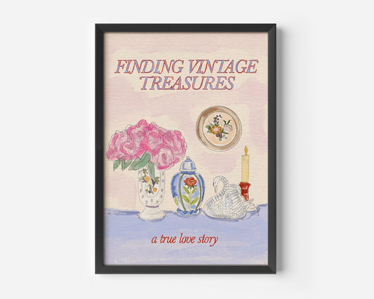 Finding Vintage Treasures Print