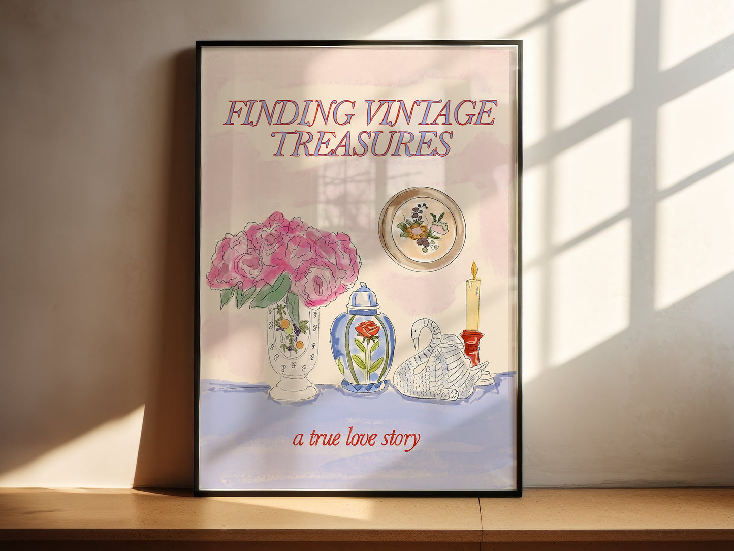 Finding Vintage Treasures Print