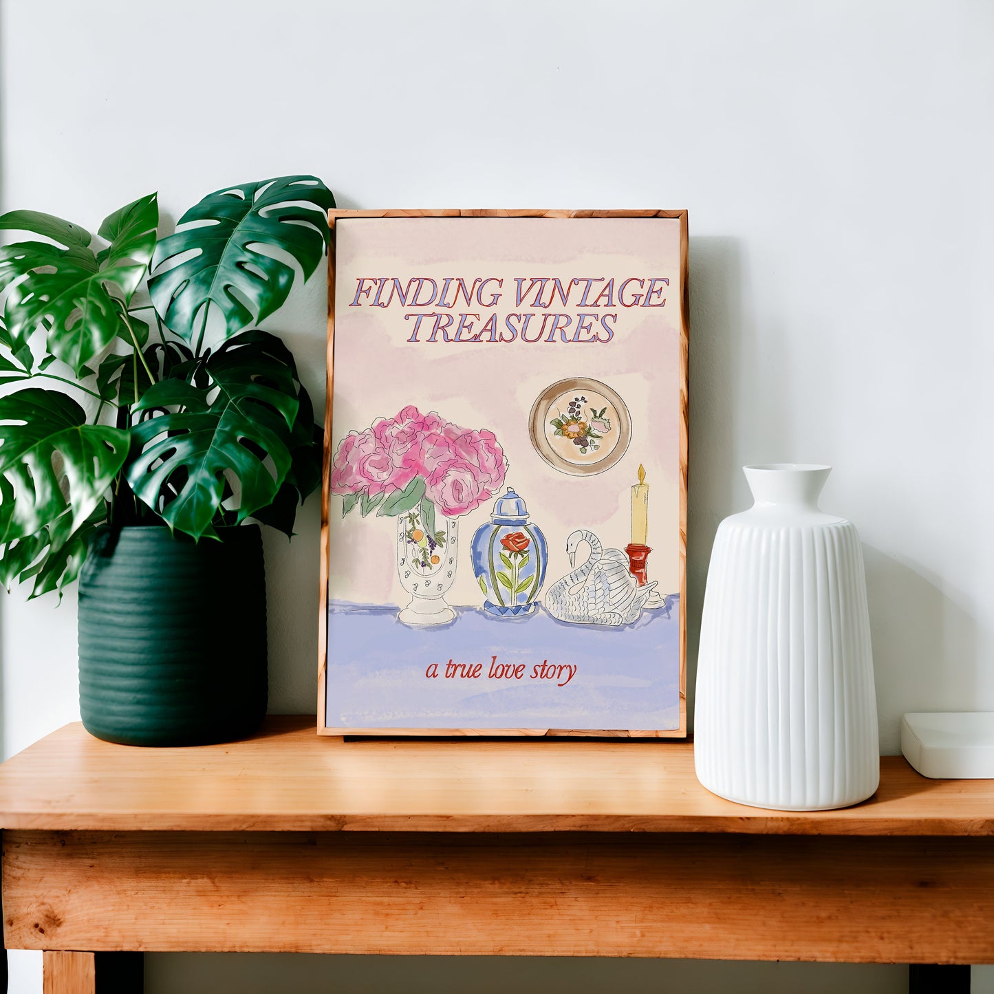 Finding Vintage Treasures Print