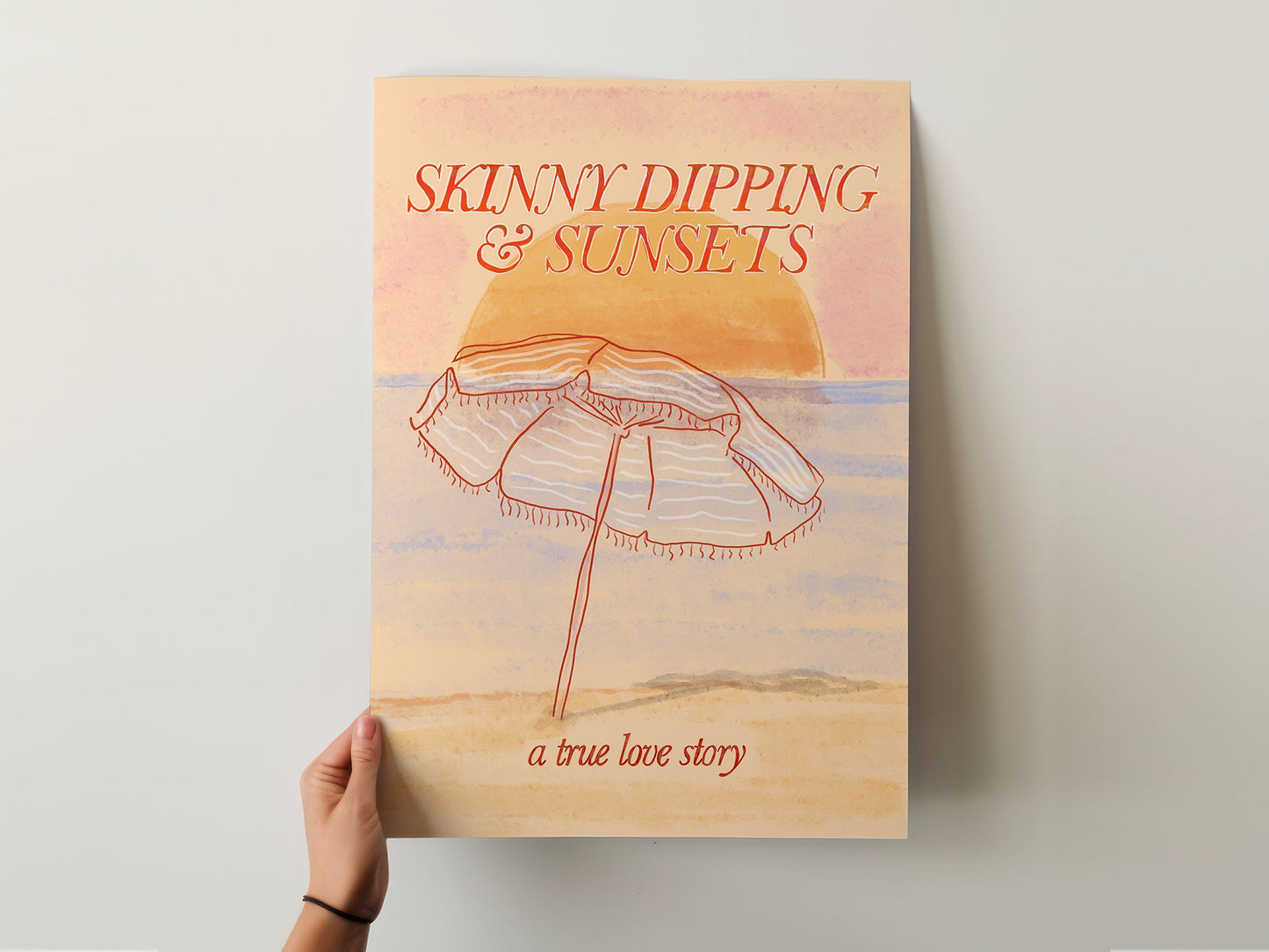 Skinny Dipping & Sunsets Print