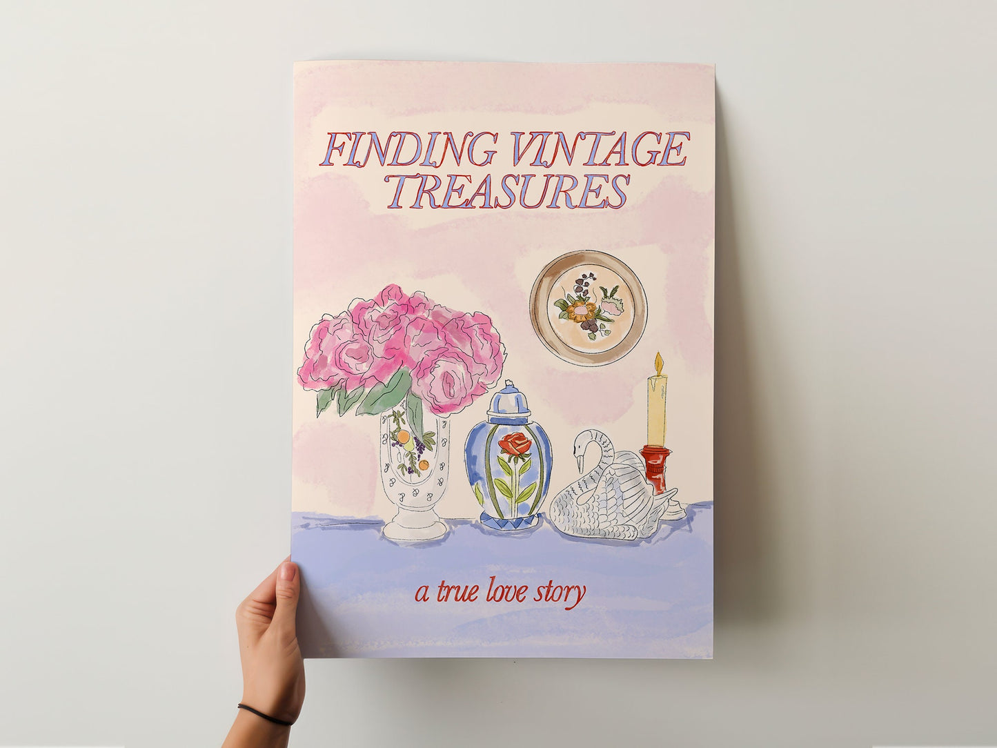 Finding Vintage Treasures Print