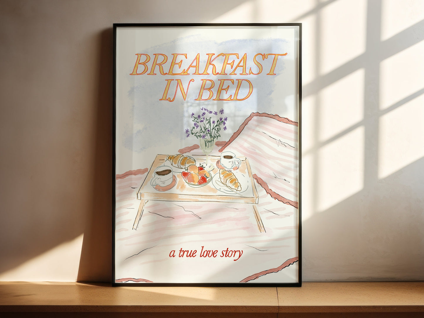 Breakfast In Bed Print