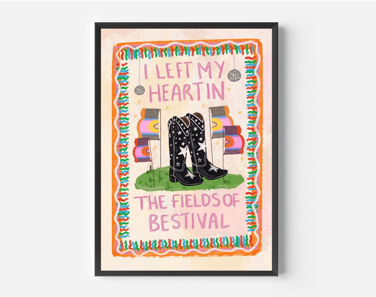 I Left My Heart In The Fields of Bestival Print